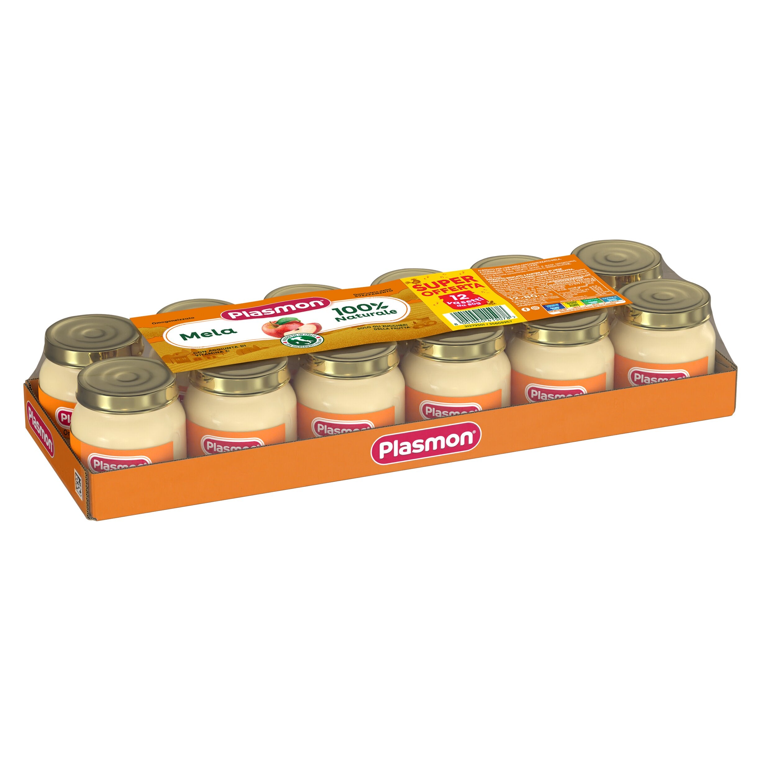 Plasmon omogeneizzato mela 12 x 80 g