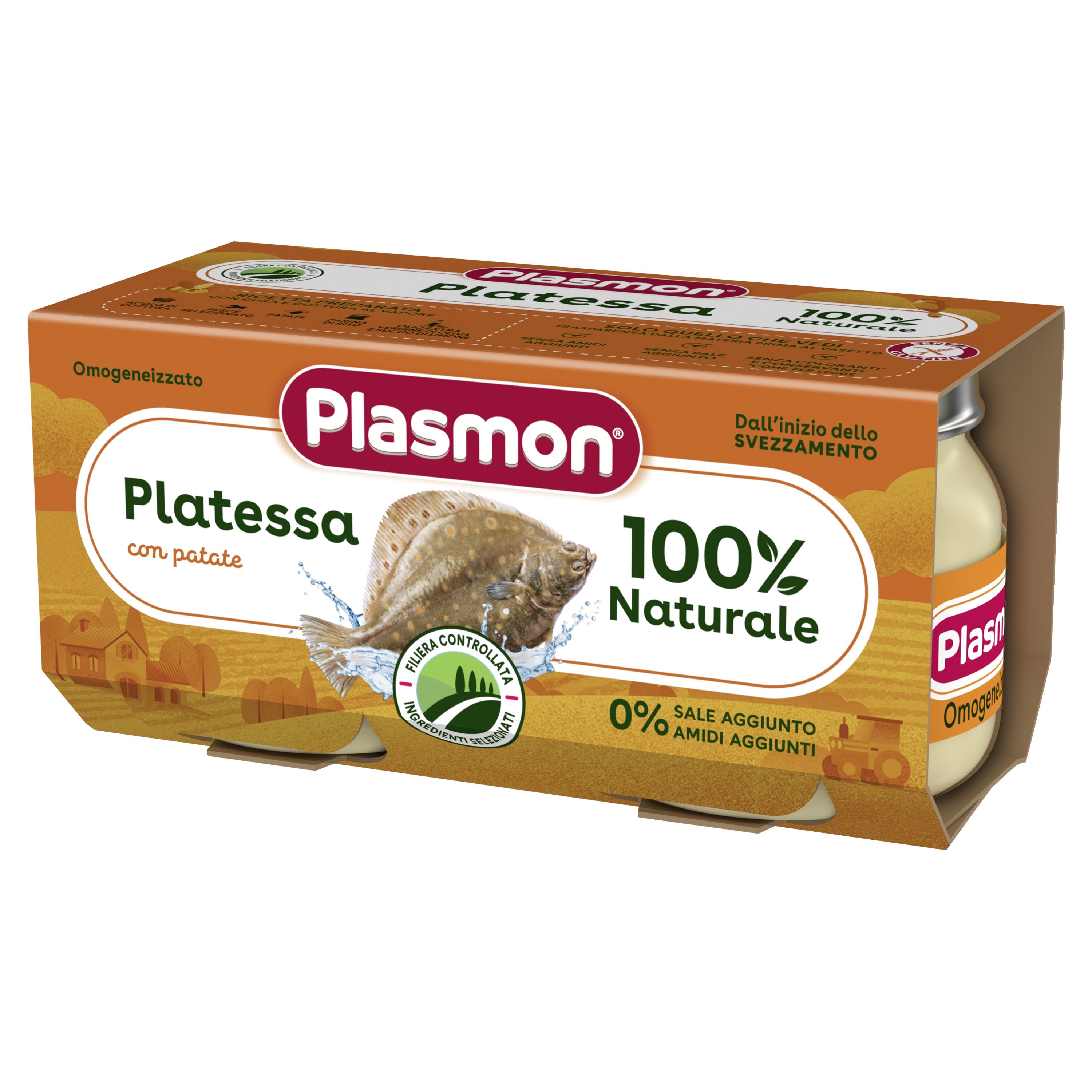 Plasmon omogeneizzato platessa 2 x 80 g