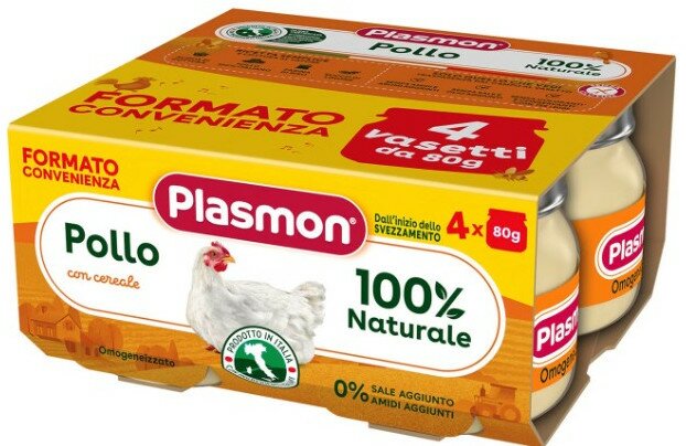 Plasmon omogeneizzato pollo 4x80g
