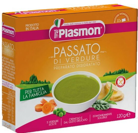 Plasmon passato di verdure 10 buste da 12 g