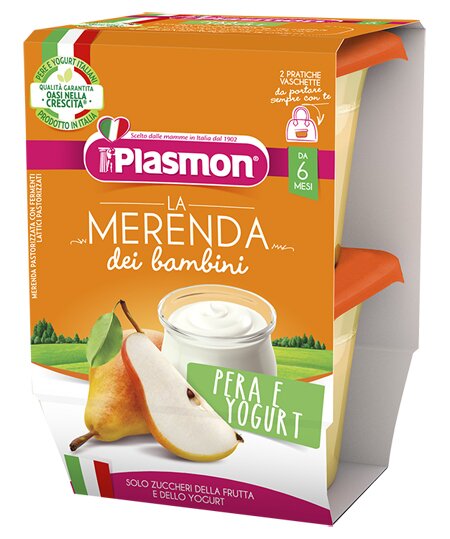 Plasmon pera yogurt as 2 x 120 g