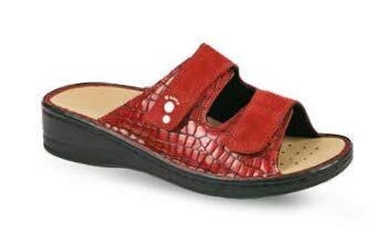 Podartis alipes cocco rosso calzatura ortopedica da donna n.40