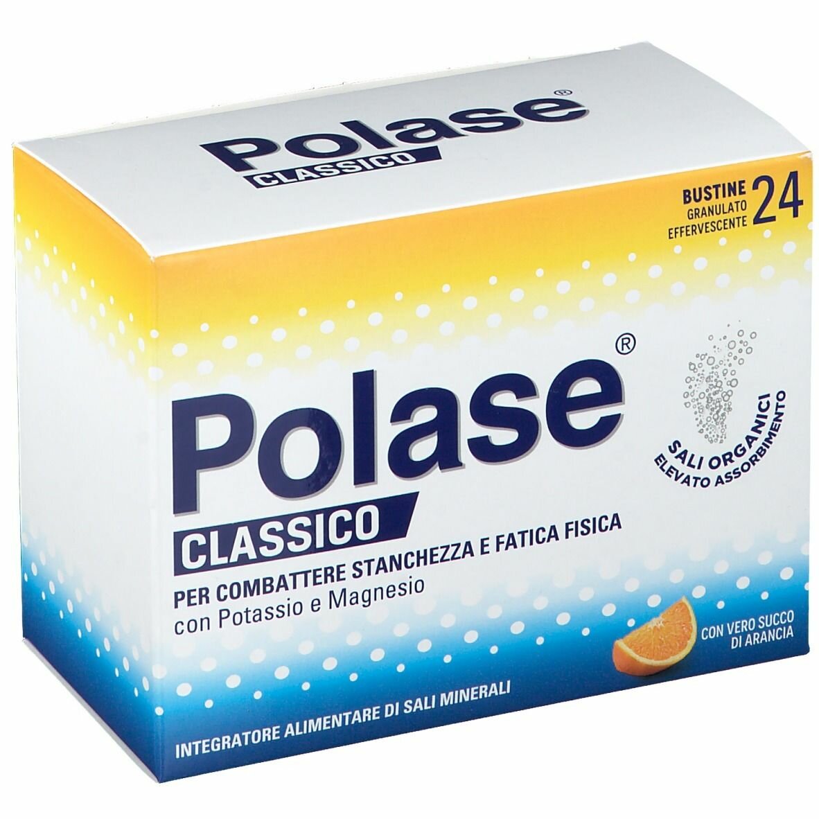 Polase Arancia Integratore sali minerali 24 bustine