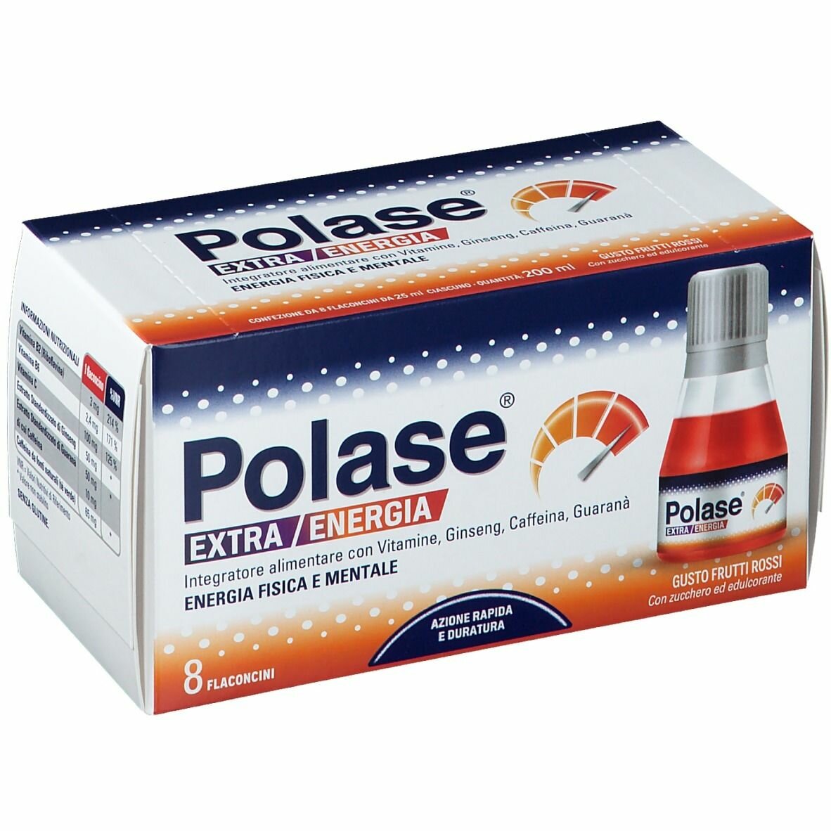 Polase extra energia 8 flaconcini