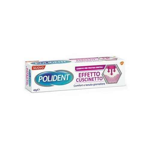 Polident fissativo effetto cuscinetto adesivo per protesi dentali 40 g