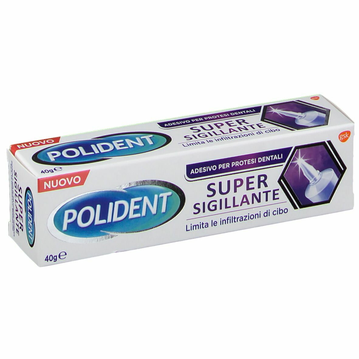 Polident super sigillante adesivo protesi dentale 40 g