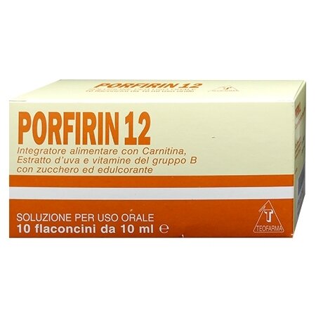 Porfirin 12 10 fiale 10 ml