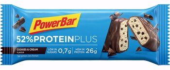 Powerbar 52% protein plus cookies & cream barretta 50 g