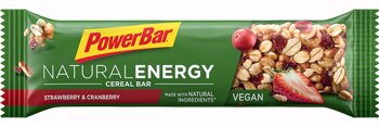 Powerbar natural energy cereal bar strawberry & cranberry 40 g