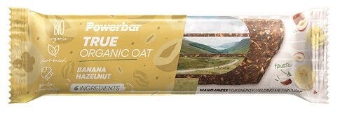 Powerbar true organic oat barretta banana/nocciole 40g