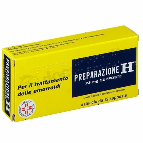 Preparazione h 12 supposte 23mg