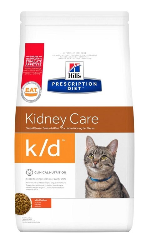Prescription diet feline kidney care k/d chicken 1,5 kg