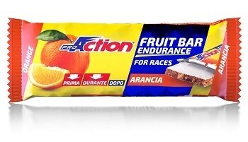Proaction fruit bar barretta energetica all'arancia 40 g