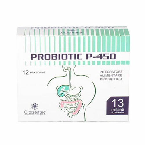 Probiotic P-450 Integratore Fermenti Lattici 24 Stick da 10ml