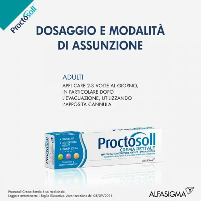 Proctosoll Crema Rettale Contro Emorroidi 30 g