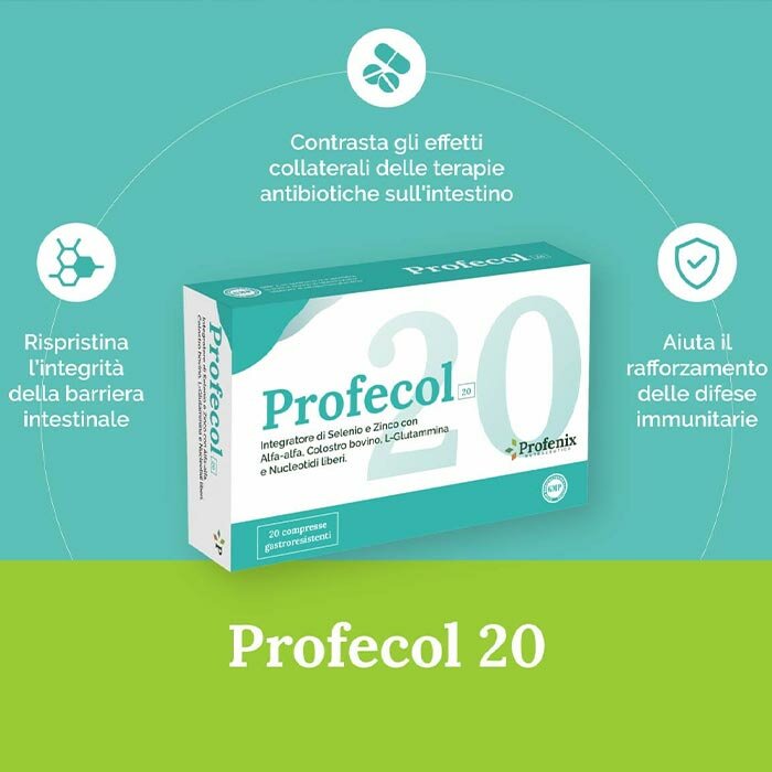 Profecol 20 compresse 18 g