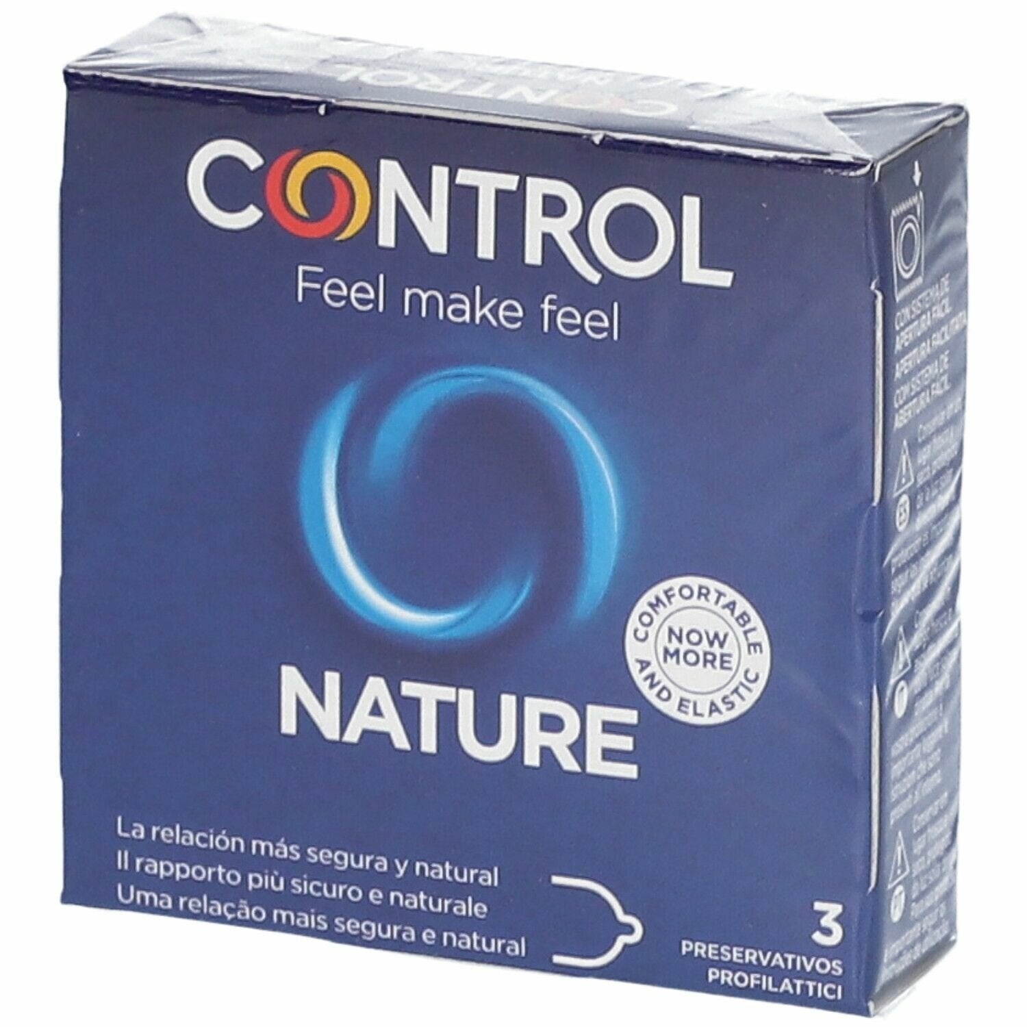 Profilattico control new nature 2,0 3 pezzi