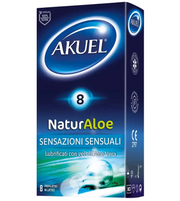 Profilattico naturaloe lubrificato con aloe vera 8 pezzi