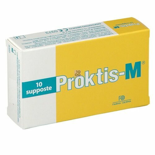 Proktis-m supposte 10 pezzi 2g