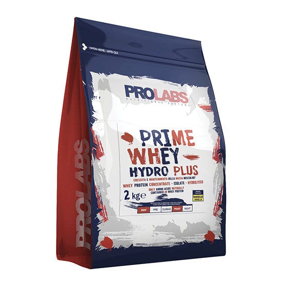Prolabs prime whey hydro plus 2kg gusto vaniglia