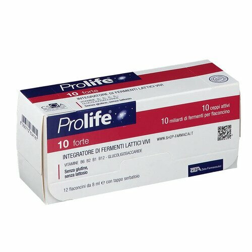 Prolife10 Forte Integratore fermenti Lattici 12 flaconcini