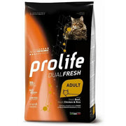 Prolife cat dual fresh adult cibo secco per gatti adulti beef chicken rice sacco 1,5kg