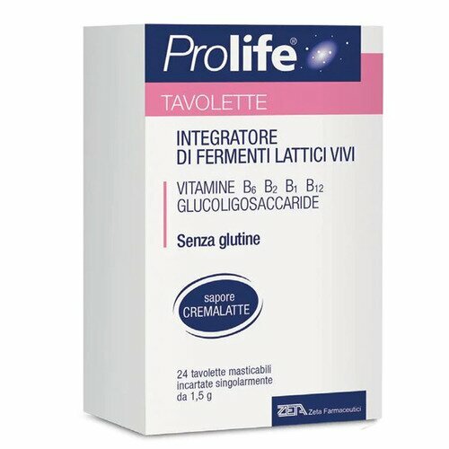 Prolife Tavolette Di Fermenti Lattici Vivi Bambini 24 Tavolette Masticabili