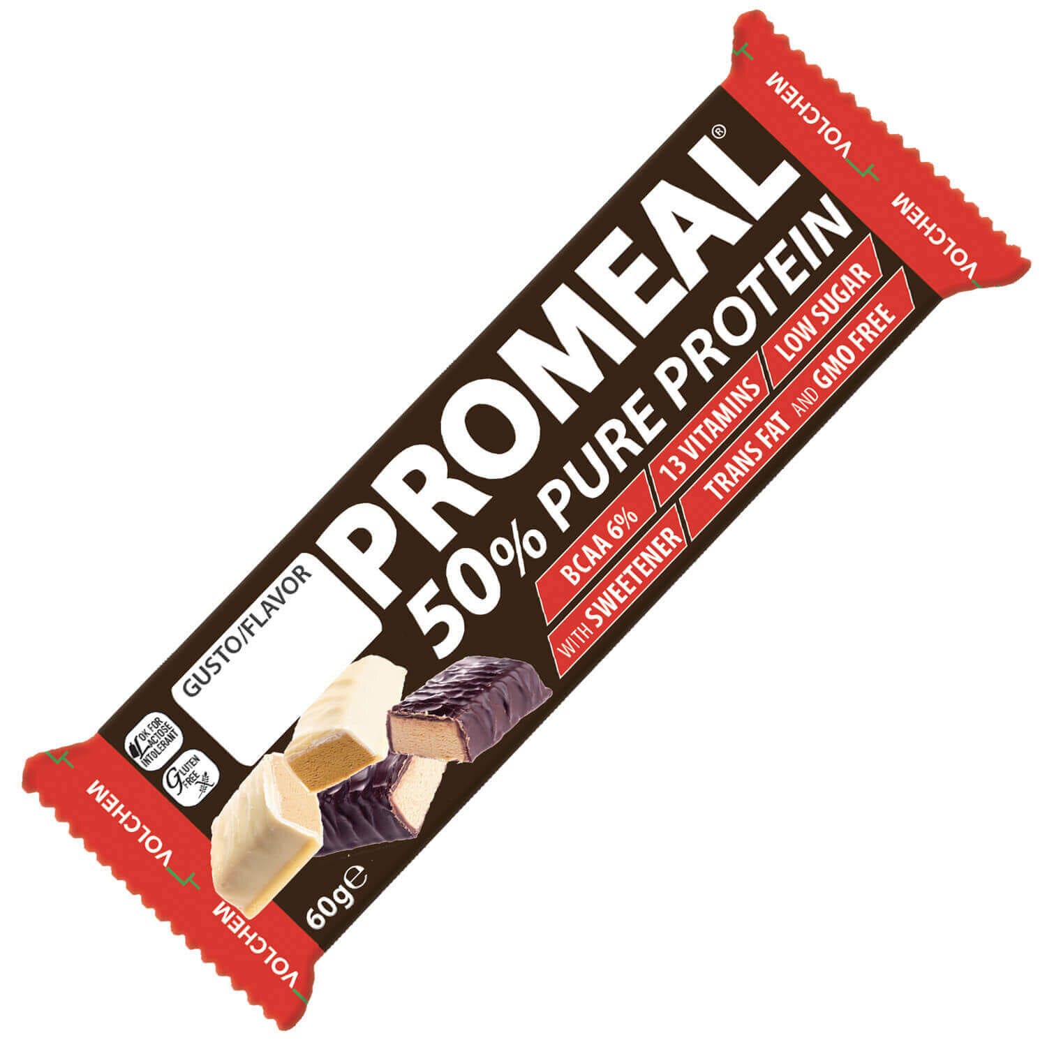 Promeal protein 50% barretta proteica gusto mandoria 60g
