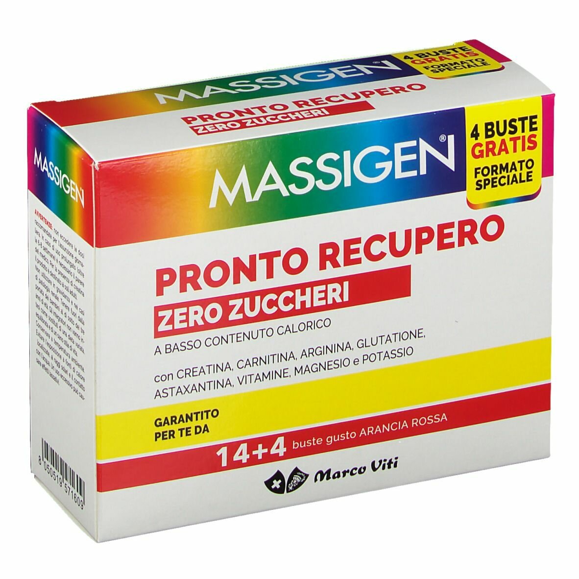 Pronto recupero zero zucchero 14 bustine + 4 bustine