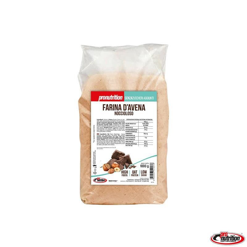 Pronutrition farina d'avena gusto nocciola 1kg
