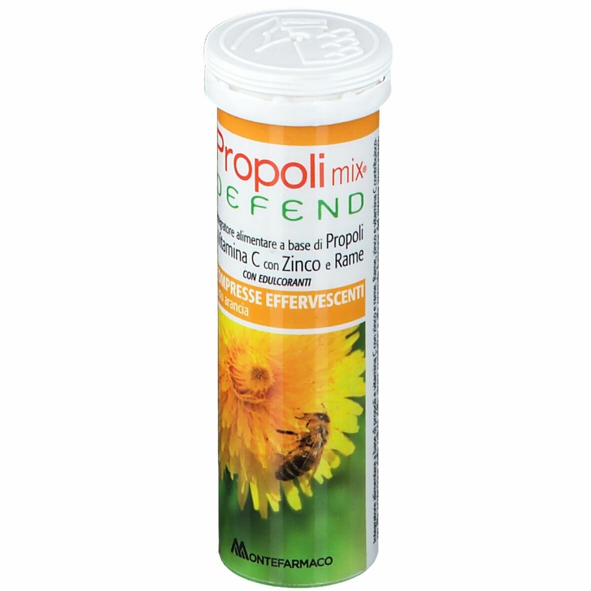 Propoli mix defend 10 compresse effervescenti gusto arancia