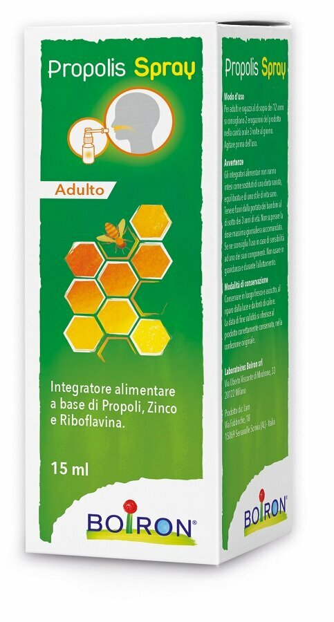 Propolis Spray Adulto Benessere Gola Aroma Menta 15 ml