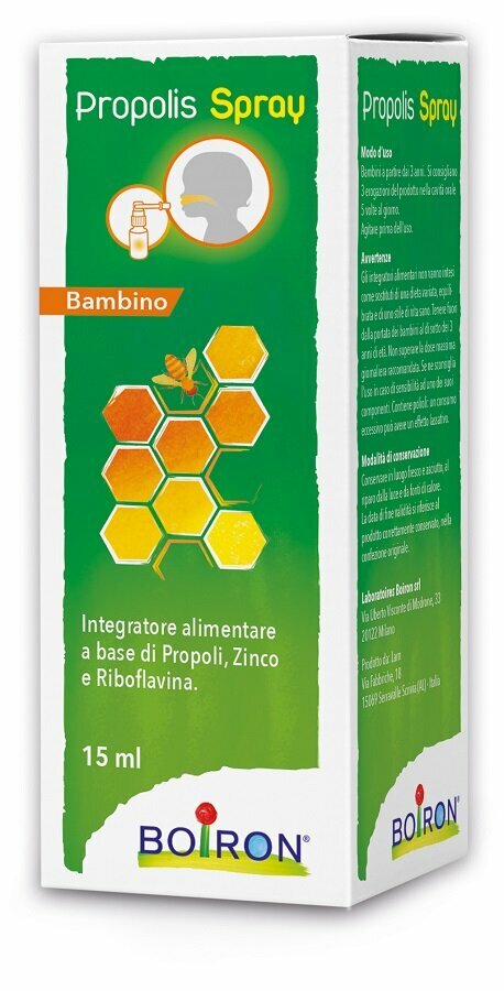 Propolis Spray Bambino Benessere Gola Aroma Fragola 15 ml