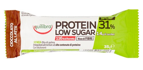 Protein 31% low sugar barretta cioccolato al latte 35 g