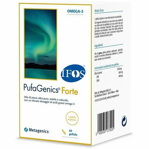 PufaGenics Forte Funzioni Cognitive Cardiovascolare 60 Capsule