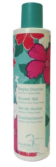 Puravidabio bagno doccia geranio e ylang ylang 250 ml
