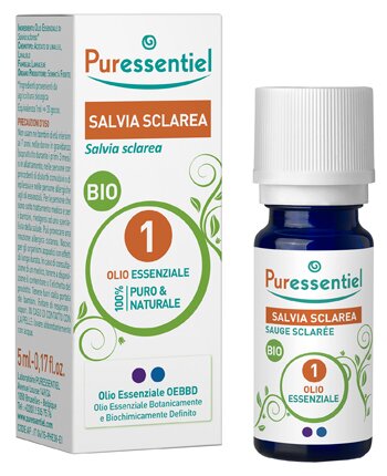 Puressentiel salvia sclarea olio essenziale bio 10 ml