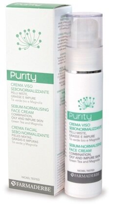 Purity crema viso sebonormalizzante 50 ml