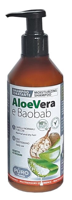 Puro shampoo aloe e baobab 250 ml