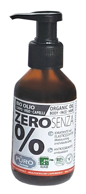 Puro zero senza % bio olio corpo/ viso/capelli 100 ml