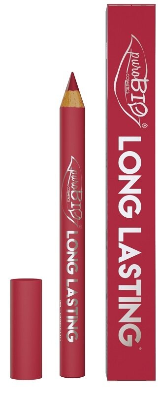 Purobio cosmetics matitone rossetto long lasting 014l rosso fragola