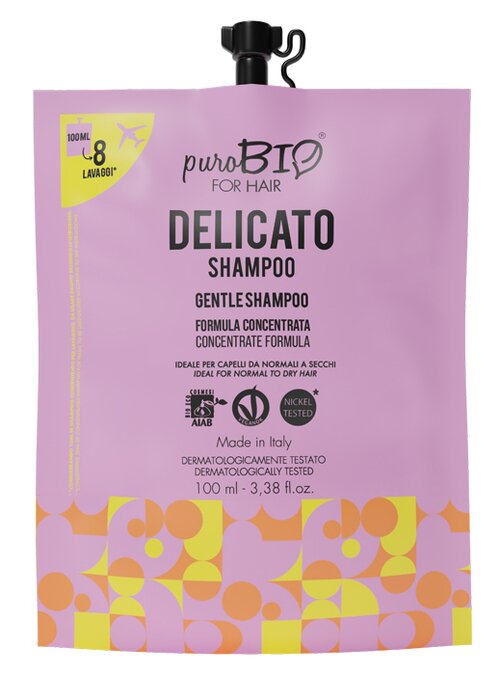 Purobio for hair shampoo delicato 100 ml