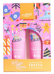 Purobio for skin kit crema corpo e bagno doccia da 150 ml fragranza fresca