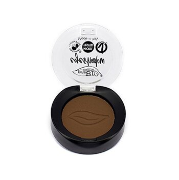 Purobio ombretto compatto marrone freddo matte pack 14