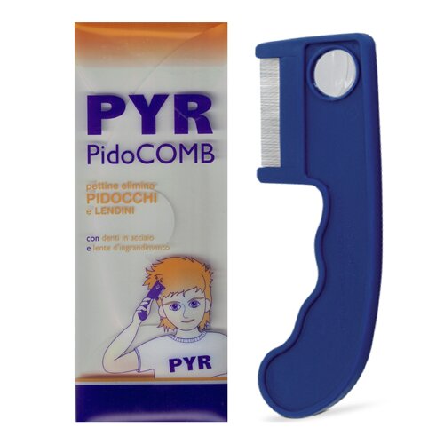 Pyr pidocomb pettine elimina lendini