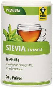 Raab dolcificante a base di estratto di stevia in polvere 50 g