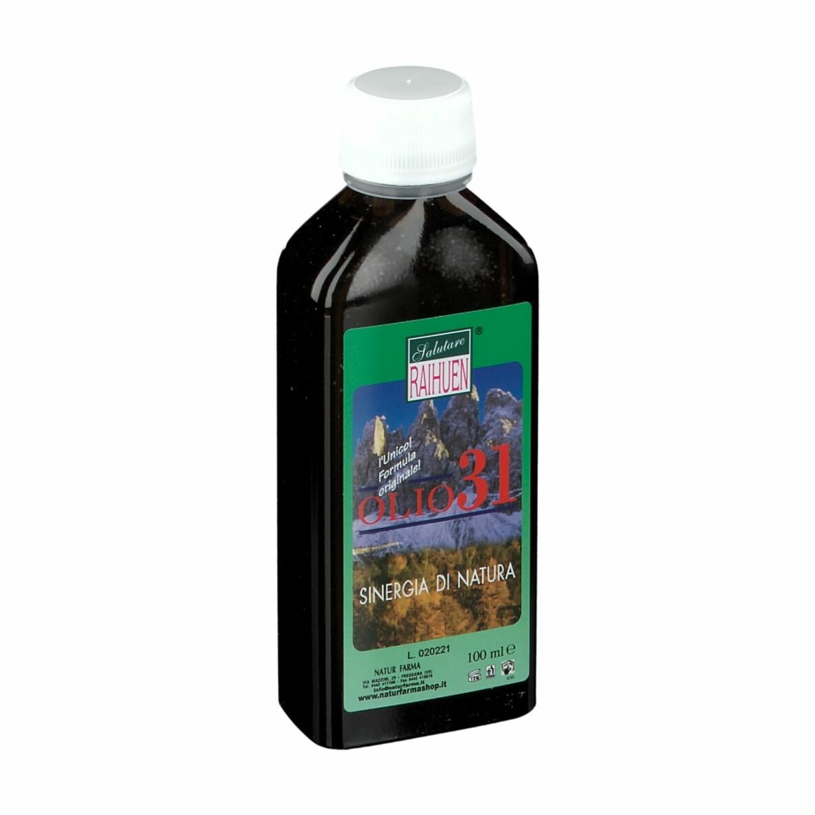Raihuen olio 31 formula originale uso esterno 100 ml