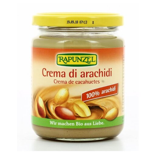 Rapunzel crema arachidi senza zuccheri aggiunti 250 g