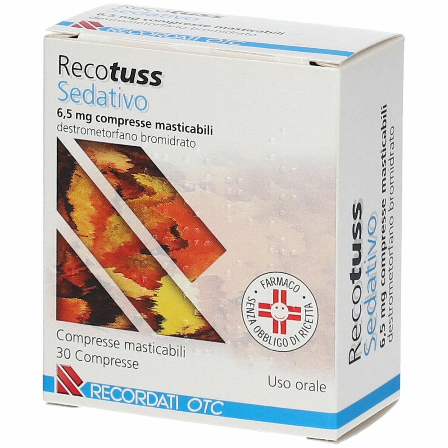 Recotuss sedativo 30 compresse masticabile 6,5 mg