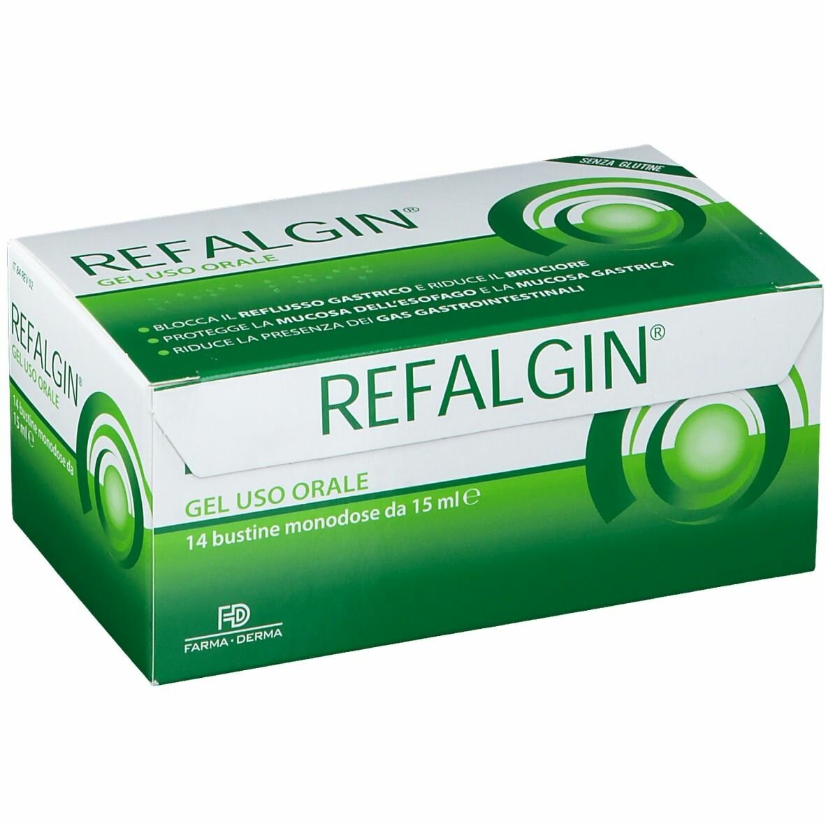 Refalgin Gel Orosolubile Antireflusso 14 bustine 15 ml
